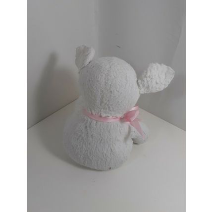 9 inch plush lamb white