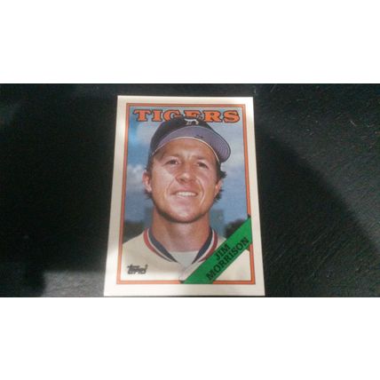 1988 Topps Card # 751 Jim Morrison Excellent-Mint (6) Detroit Tigers