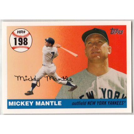 2006 Topps Mickey Mantle Home Run History baseball card #MHR198