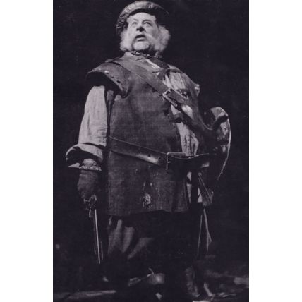 Paul Rogers as Falstaff Royal Shakespeare Company Theatre Postcard