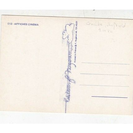 Gatsby Le Magnifique Movie advertising postcard unused VGC