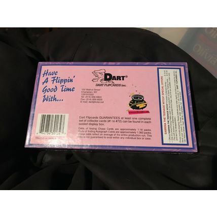 Sabrina the Teenage Witch Factory Sealed Trading Card Box / Dart Flipcards