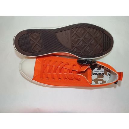 New Mens 9.5 Converse CTAS OX Bold Manda Blaze Orange $65 161435F Womens 11.5