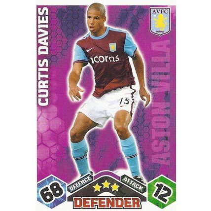 Match Attax 2009/10 Collection: Aston Villa, Defender - Davies (Curtis)
