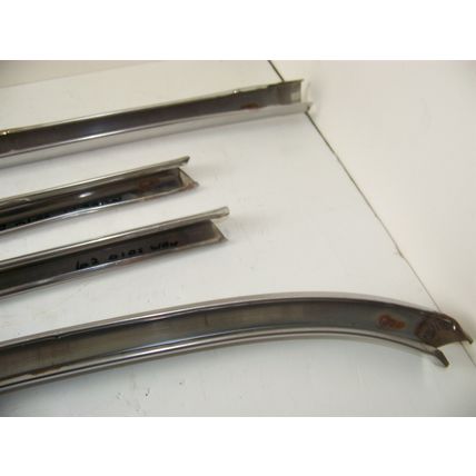1962 OLDSMOBILE WAGON REAR GATE TRIM OEM 4 PCS