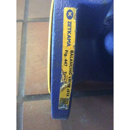 Zetkama Balancing Valve zSTA DN80 PN16 Jl1040