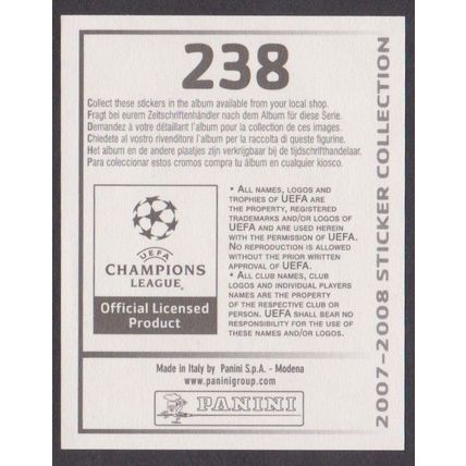 Panini Stickers - Champions League 2007-08 #238 Paul Scholes (Man Utd FC)