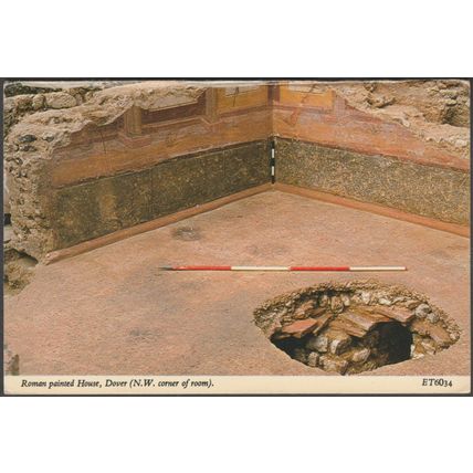 Roman Painted House, Dover, Kent, c.1970s - Elgate Postcard