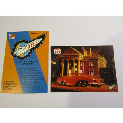 63. Lady Penelope`s Mansion - Thunderbirds IR 1992 PRO SET Trade Card.