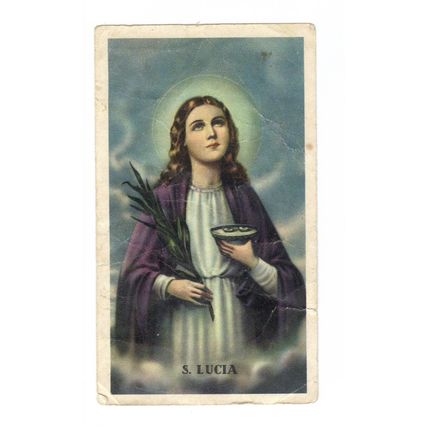 Santino - S. Lucia in discreto stato di consevazione