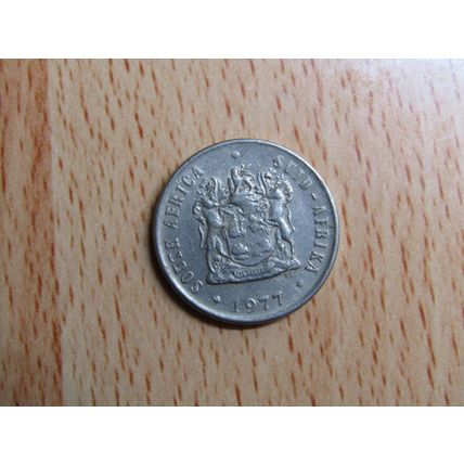 South Africa 1977 10 Cents Coin