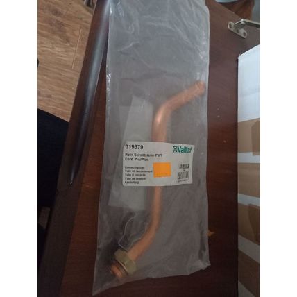 Vaillant 019379 Connecting Tube (Thermocompact/Turbomax)