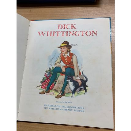 RARE* 1953 "DICK WHITTINGTON" HEIRLOOM LIBRARY ILLUSTRATED HARDBACK BOOK (P3)