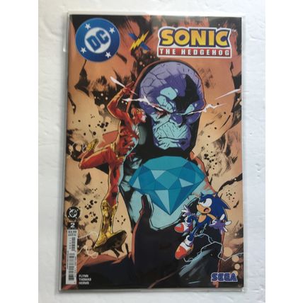 2025 DC Comics Sonic the Hedgehog Cover A & Ejikure Variant #2