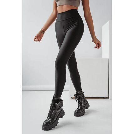 Black Criss Cross Tummy Control High Waist Leggings
