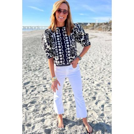 Black Palermo Puffed Sleeve Blouse