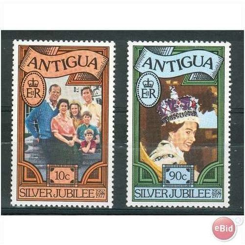 Antigua stamps 1977 - SG 526/529 part set - Silver Jubilee MNH