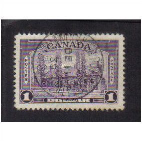 1937 canada chateau de ramezay montreal $1 f/u sg367