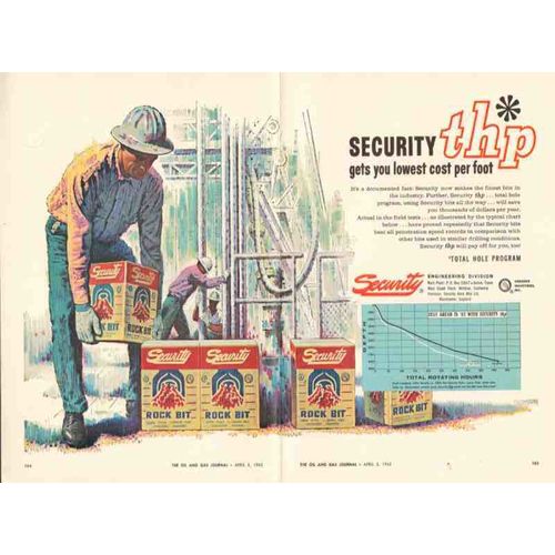 security engineering 1962 thp dresser lowest cost per foot vintage ad
