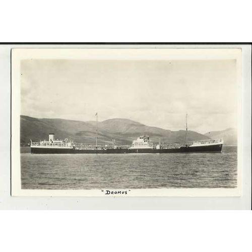 Anglo-Saxon Petroleum Co. MV DROMUS Postcard by Nautical Photo Agency