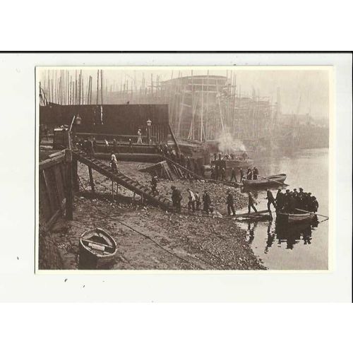 LONDON Thames Ironworks Postcard by Museum Of London (37 10T 1277WP)