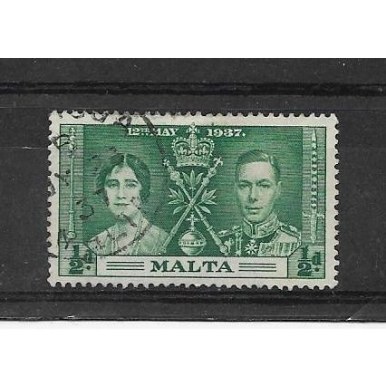 Malta.SG214 1/2d Green.Fine Used.Mar17b