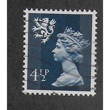 SCOTLAND 4.5P 'GREY BLUE' (S19) FINE USED (EBID59-823)