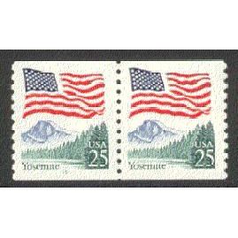 2280a 25c U.S. Flag Very Fine MNH CNP Left 15 P0172