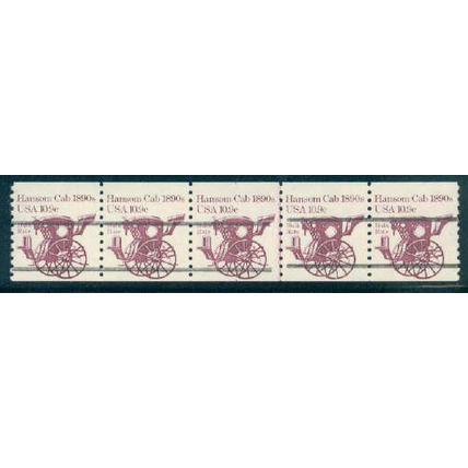 1904av 10.9c Hansom Cab Very Fine MNH Dry Gum PNC 3/5 Line Gap Split # A02437