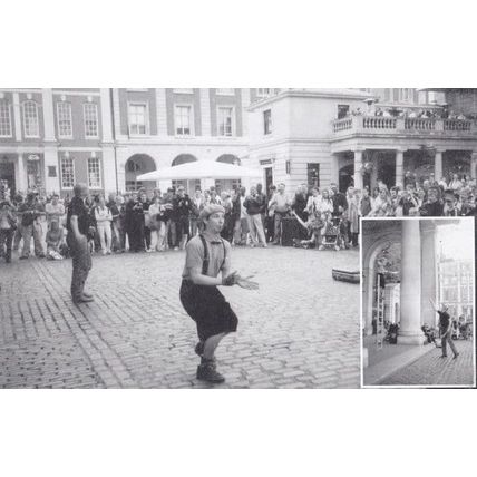 Covent Garden Street Entertainer Juggler Postcard