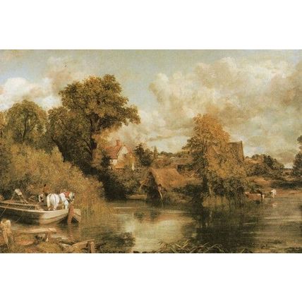 John Constable The White Horse Painting Postcard