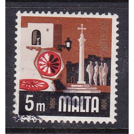 MALTA 1973 FOLKLORE 5m USED SG488