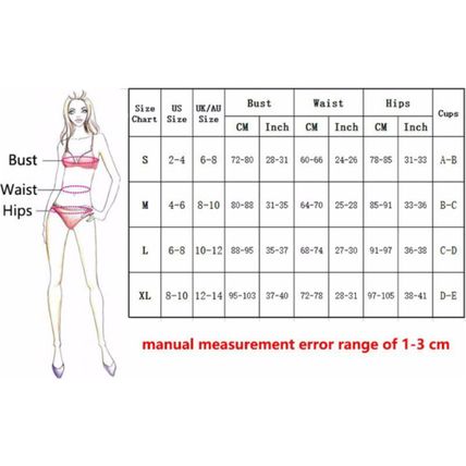 New Women's Tropical Sexy Floral Print Hard Cup Bikini