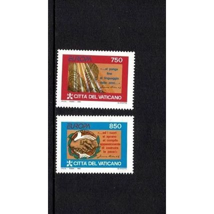VATICAN CITY 1995 EUROPA PEACE AND FREEDOM SET OF 2 MINT NEVER HINGED