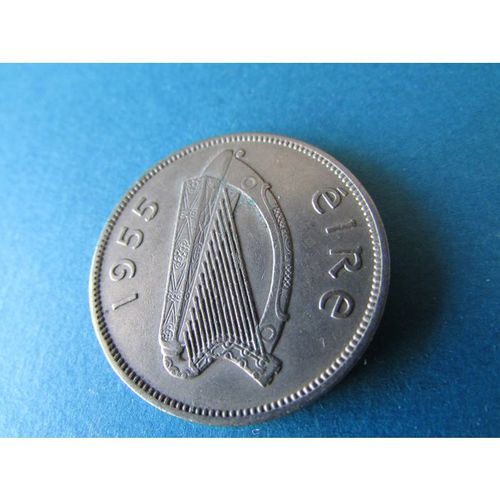 1955 IRELAND 2 FLOIRIN / 2 SCILLING - COIN - 2 FREE POST. S