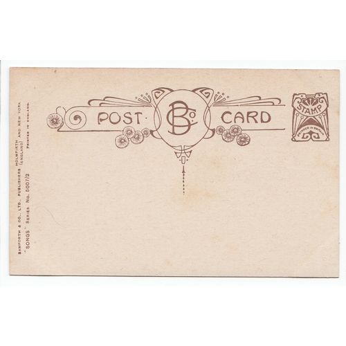 Soldier Coming Home Bamforth Song Card Postcard 5007/2