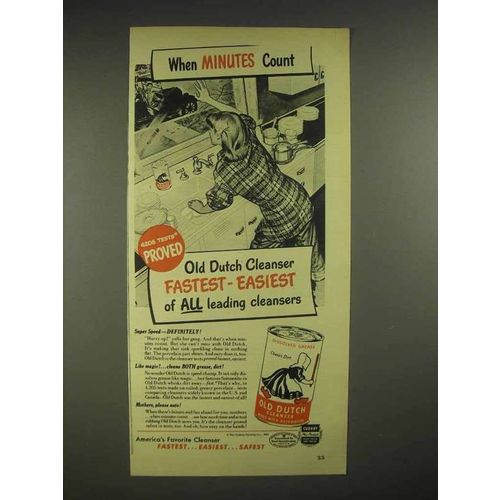 1946 Old Dutch Cleanser Ad