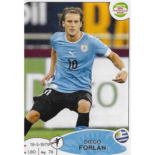 Panini's Road to FIFA World Cup Brazil 2014 Stickers: No.87 - Forlán