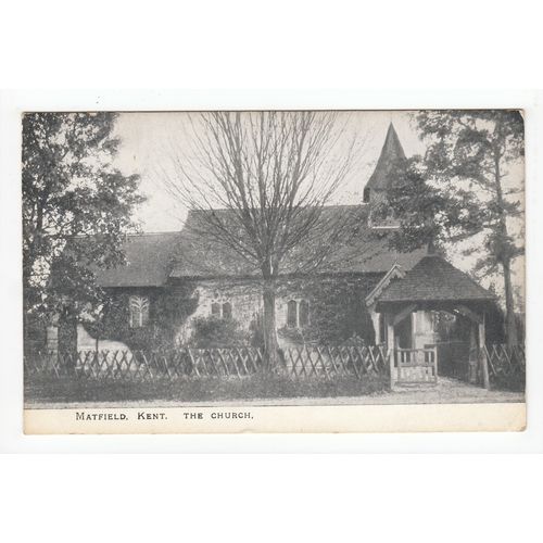 St Luke's Church Matfield Postcard Kent