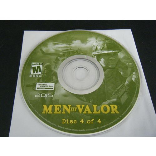 Men of Valor (PC, 2015) - Disc 4 Only!!!