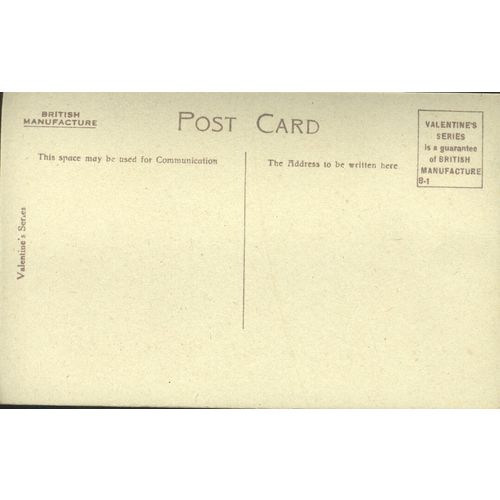 Unused Antique Valentine's Postcard, Market Place, Manchester, Lancashire