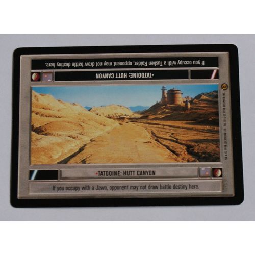 Star Wars CCG: Jabba's Palace Limited # Tatooine Hutt Canyon (A) 1998 light