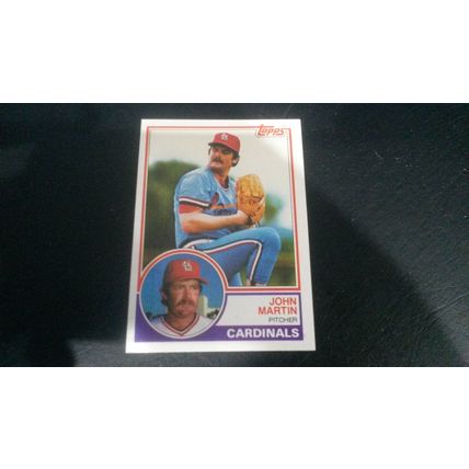 1983 Topps Card # 721 John Martin Excellent (5) St Louis Cardinals