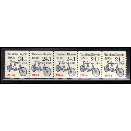2266 24.1c Tandem Bicycle Very Fine MNH Dry Gum PNC 1/5 X1338