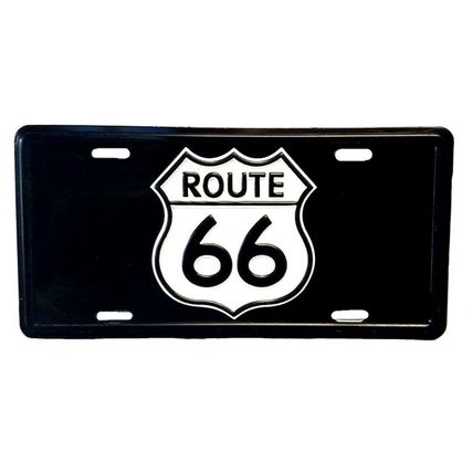 Route 66 License Plate Novelty Fridge Magnet