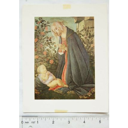 Vintage illustration: The Gosford Botticelli, Virgin and Child