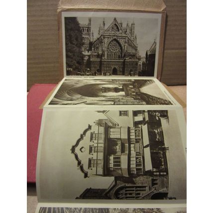 EXETER, DEVON vintage unposted 6 view Lettercard /