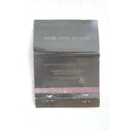 Matchbook Cover Associated Leisure Hotels