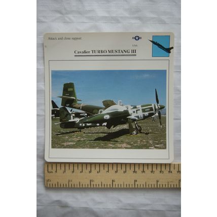 Cavalier Turbo Mustang III - USA - Attack & Close Support - Collectors Club Card