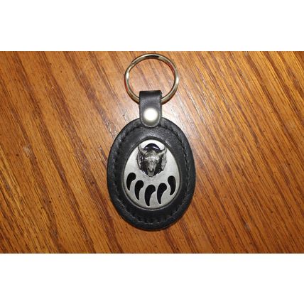 Siskiyou Leather / metal key rings - New- 5 styles